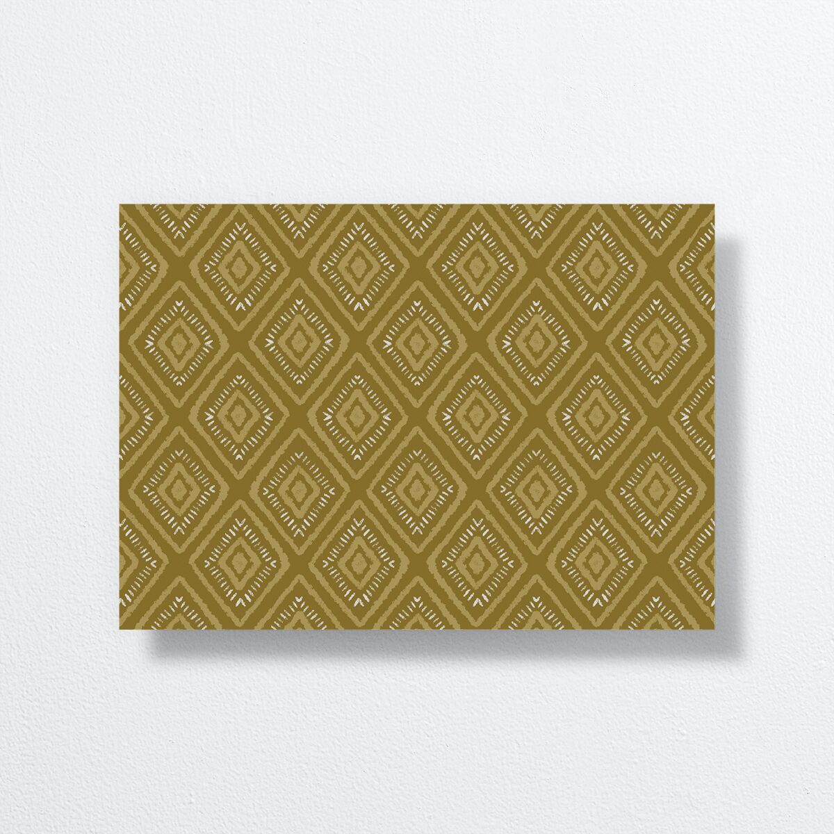 Gilded Sahara Pattern Wedding Invitations Gold Umber Signature No