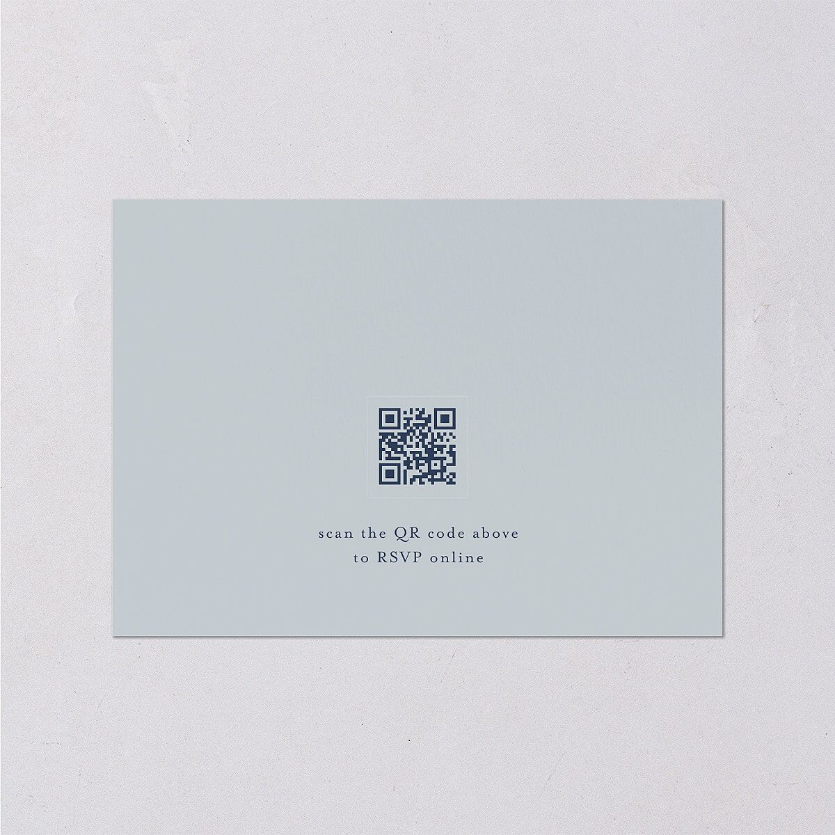 Rustic Pine Wedding Response Cards — view 2