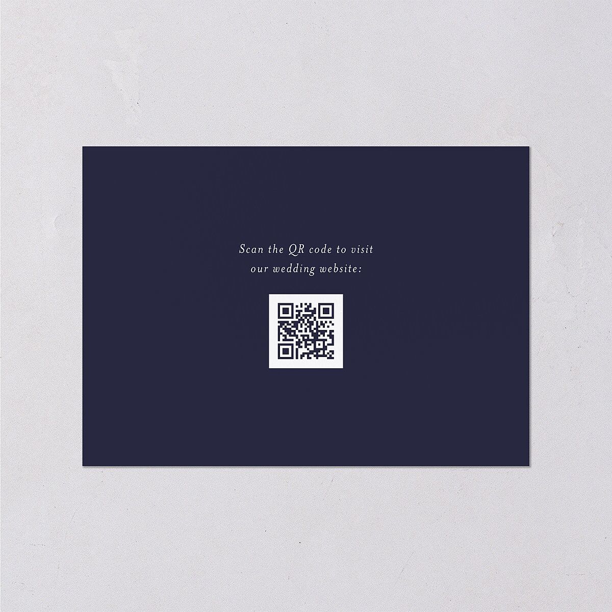 Rustic Branch Frame Wedding Enclosure Cards Navy Signature Standard