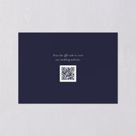 Rustic Branch Frame Wedding Enclosure Cards Navy Signature Standard
