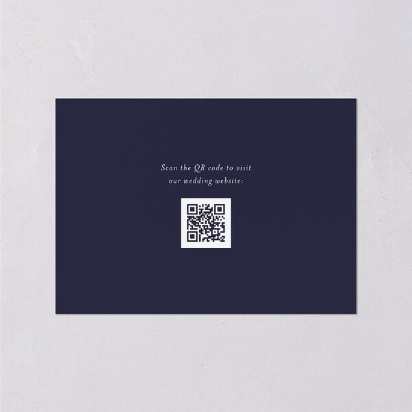 Rustic Branch Frame Wedding Enclosure Cards Navy Signature Standard