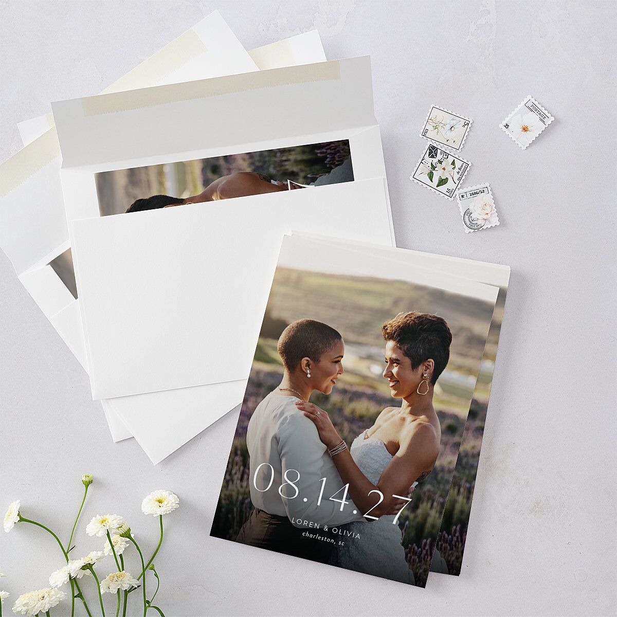 Sweet Sunflowers Save the Date Cards — view 5