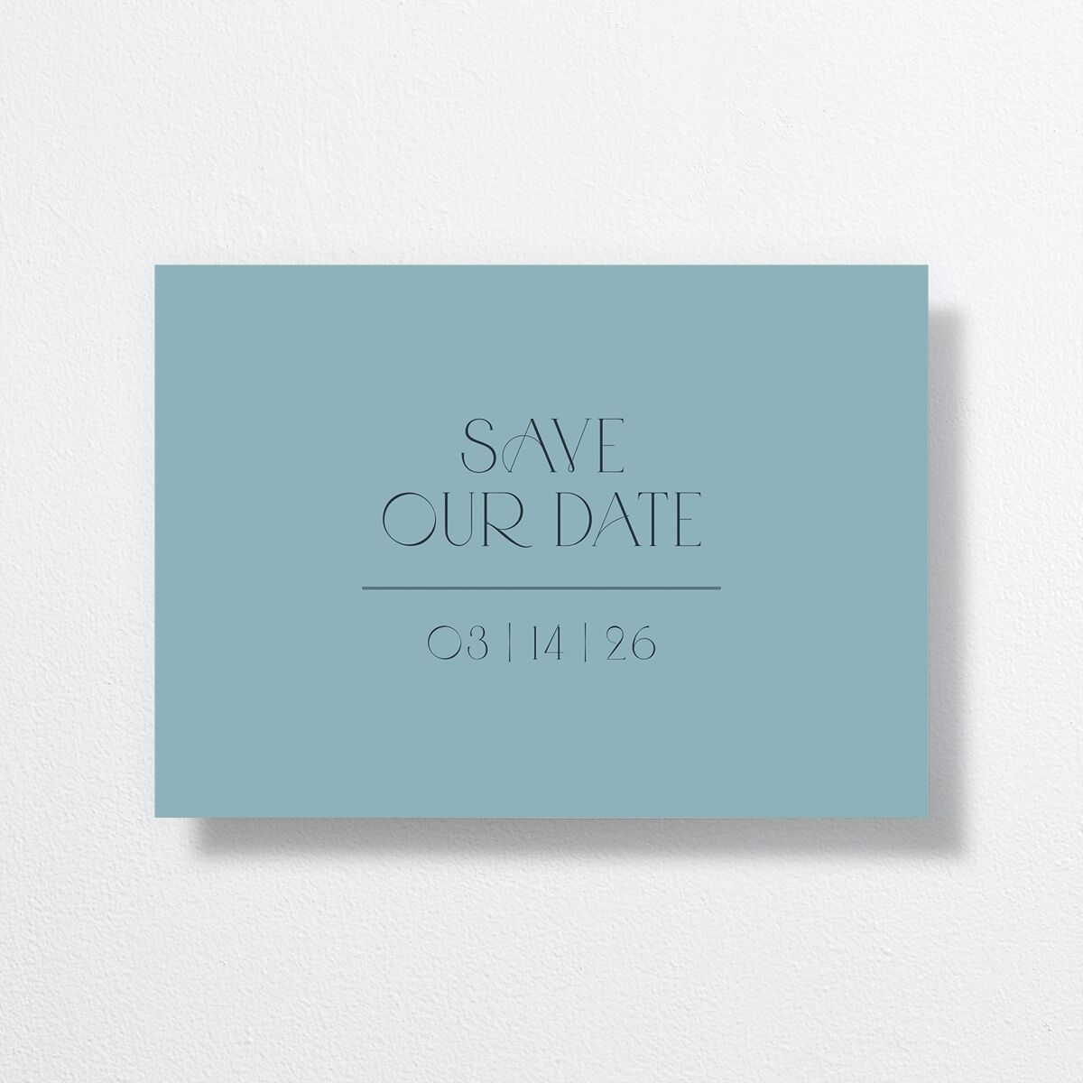 Snapshots Save The Date Cards Gold Dark Navy Signature smooth No