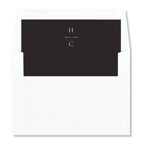 Simple Frame Envelope Liners Licorice Standard