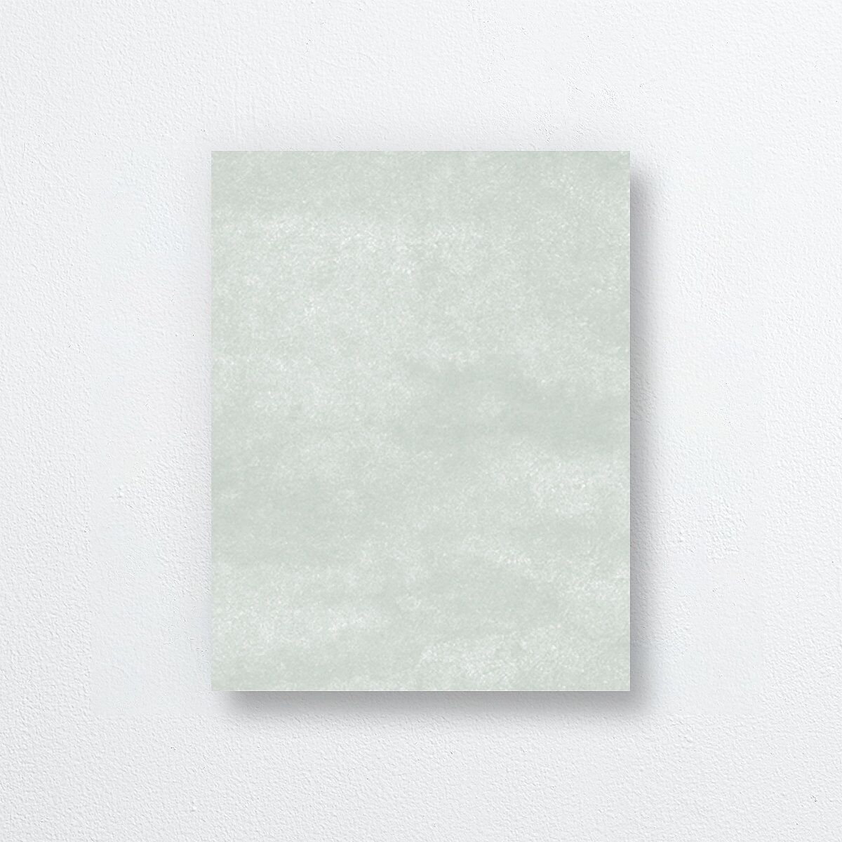Elegant Greenery Save the Date Petite Cards Pure White Signature smooth Blank No Standard