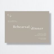 You and Me Rehearsal Dinner Invitations Fawn Signature Standard