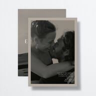 You and Me Wedding Invitations Fawn Signature No Standard