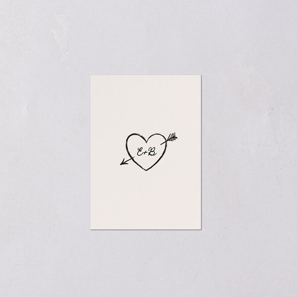 Vintage Lovebird Banner QR Code RSVP Cards Linen Signature Standard
