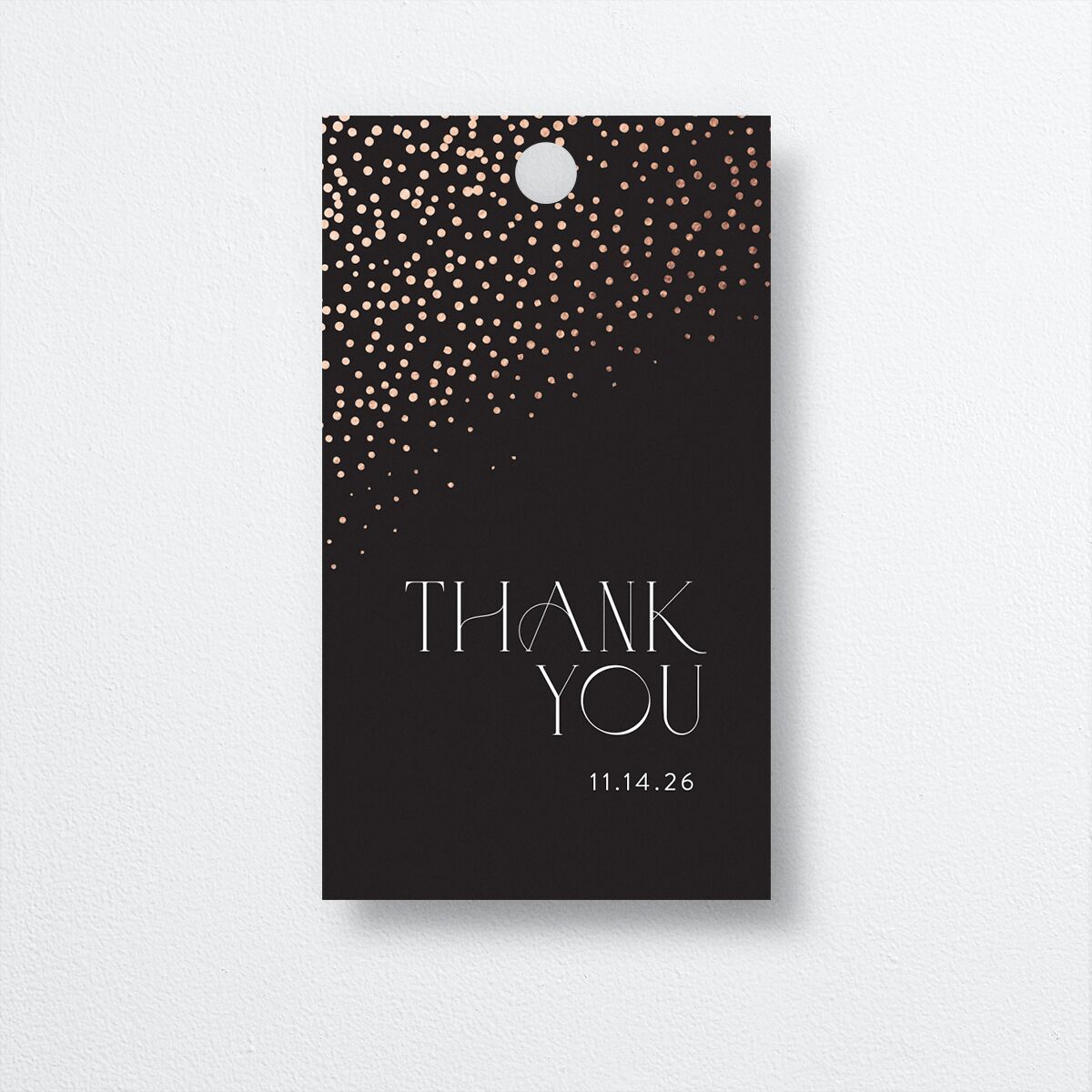 Sweeping Sparkles Favor Gift Tags back
