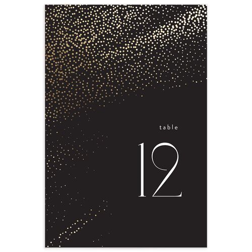 Sweeping Sparkles Table Numbers - 
