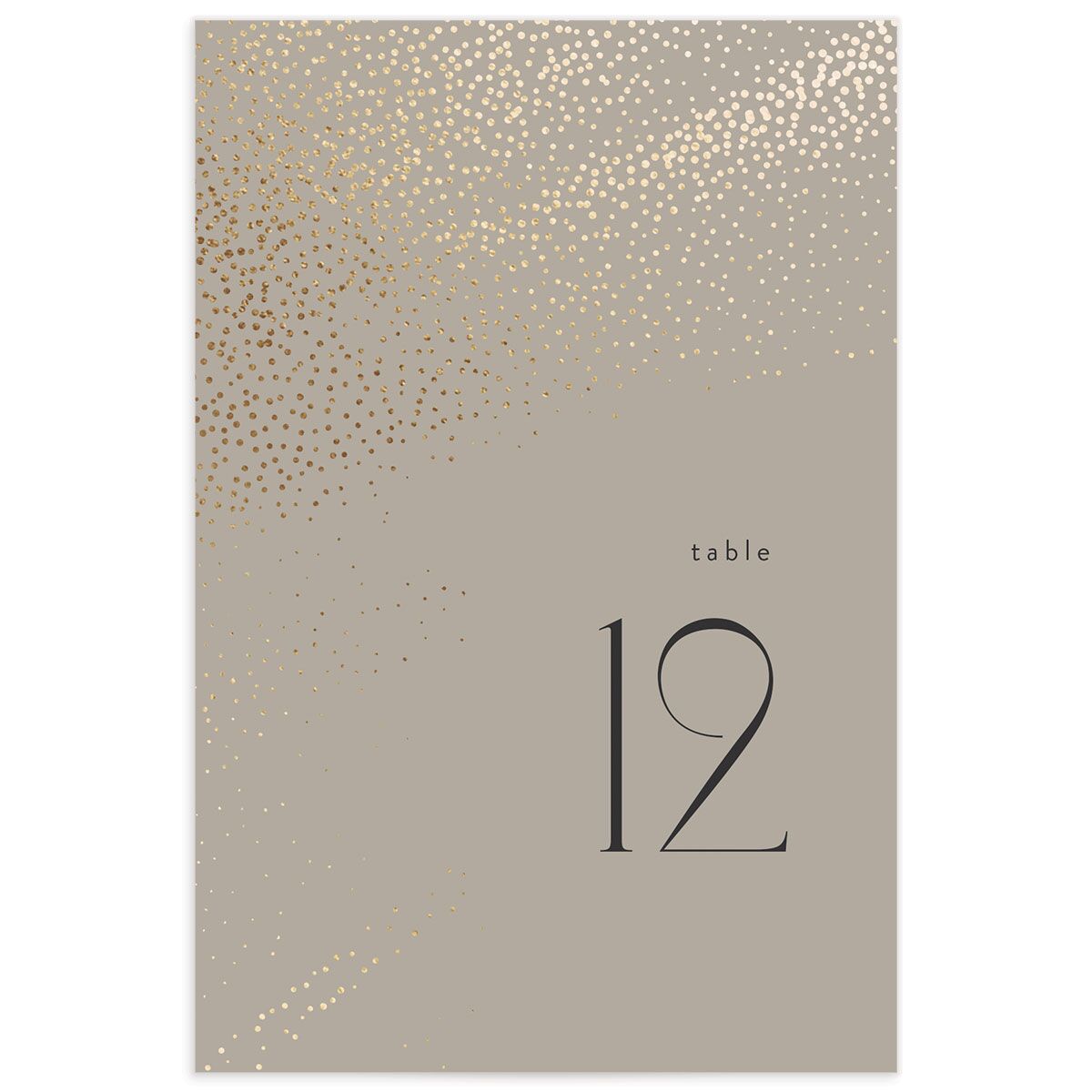 Sweeping Sparkles Table Numbers