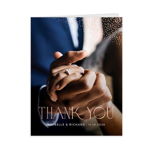 Sweeping Sparkles Thank You Cards - 