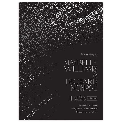 Sweeping Sparkles Wedding Invitations - 
