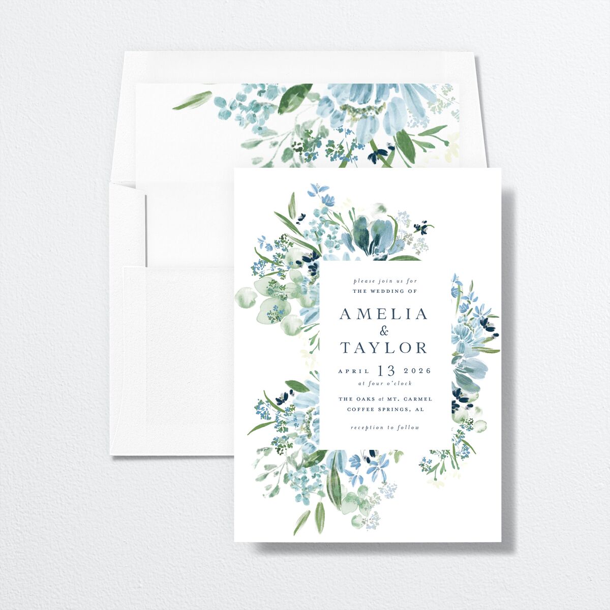 In Bloom Standard Envelope Liners Standard Moody Blue