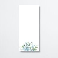 In Bloom Menus Moody Blue Signature