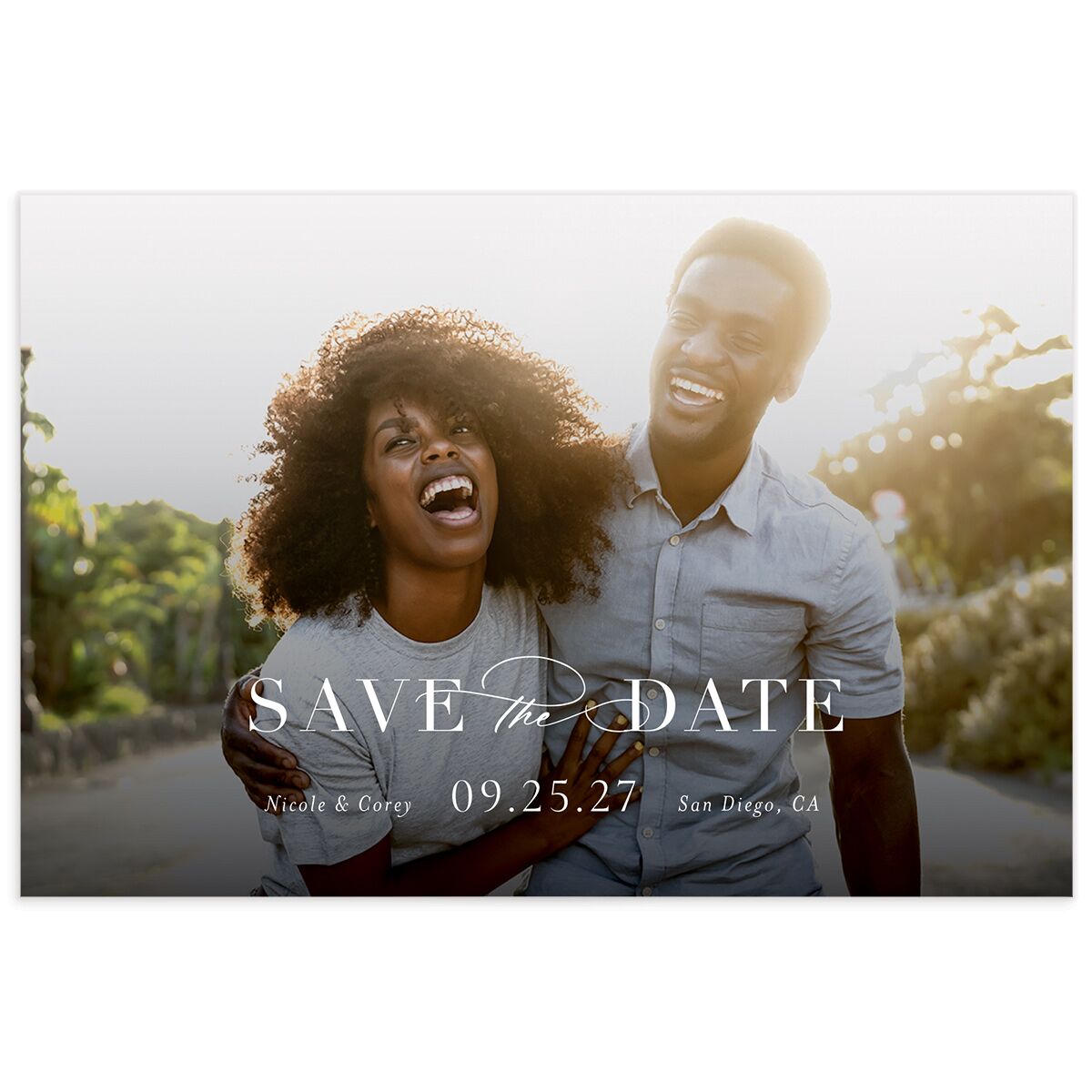 Timeless Bouquet Save the Date Postcards