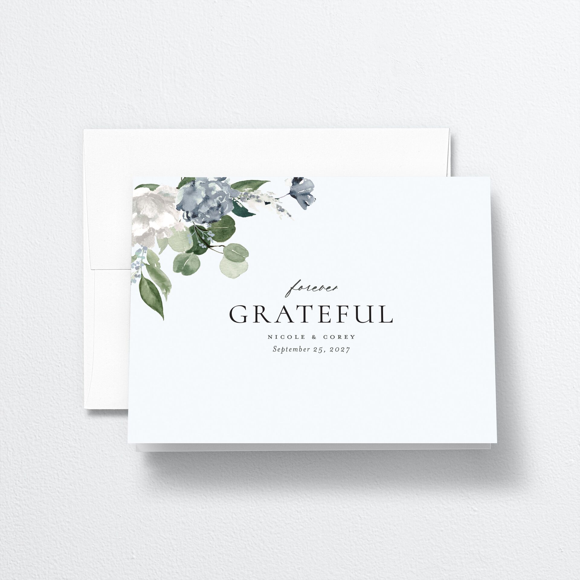 Timeless Bouquet Thank You Cards — view 1