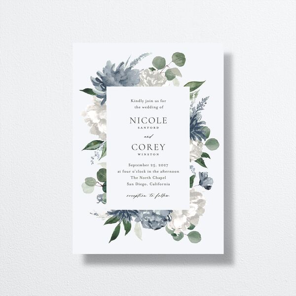 Timeless Bouquet Wedding Invitations front