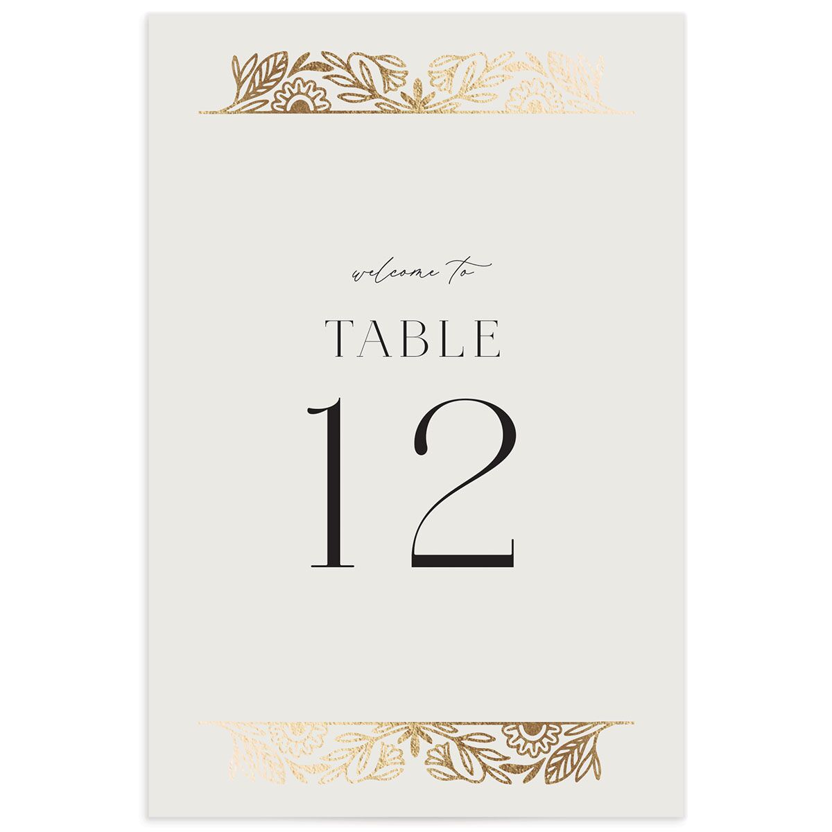 Everlasting Table Numbers