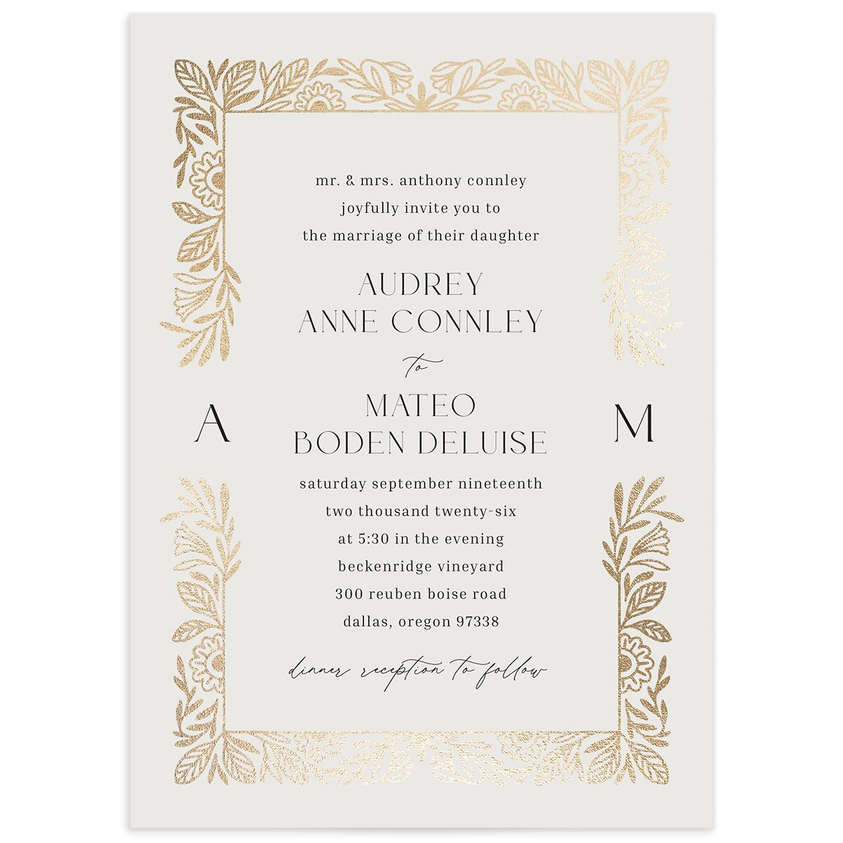 Everlasting Wedding Invitations
