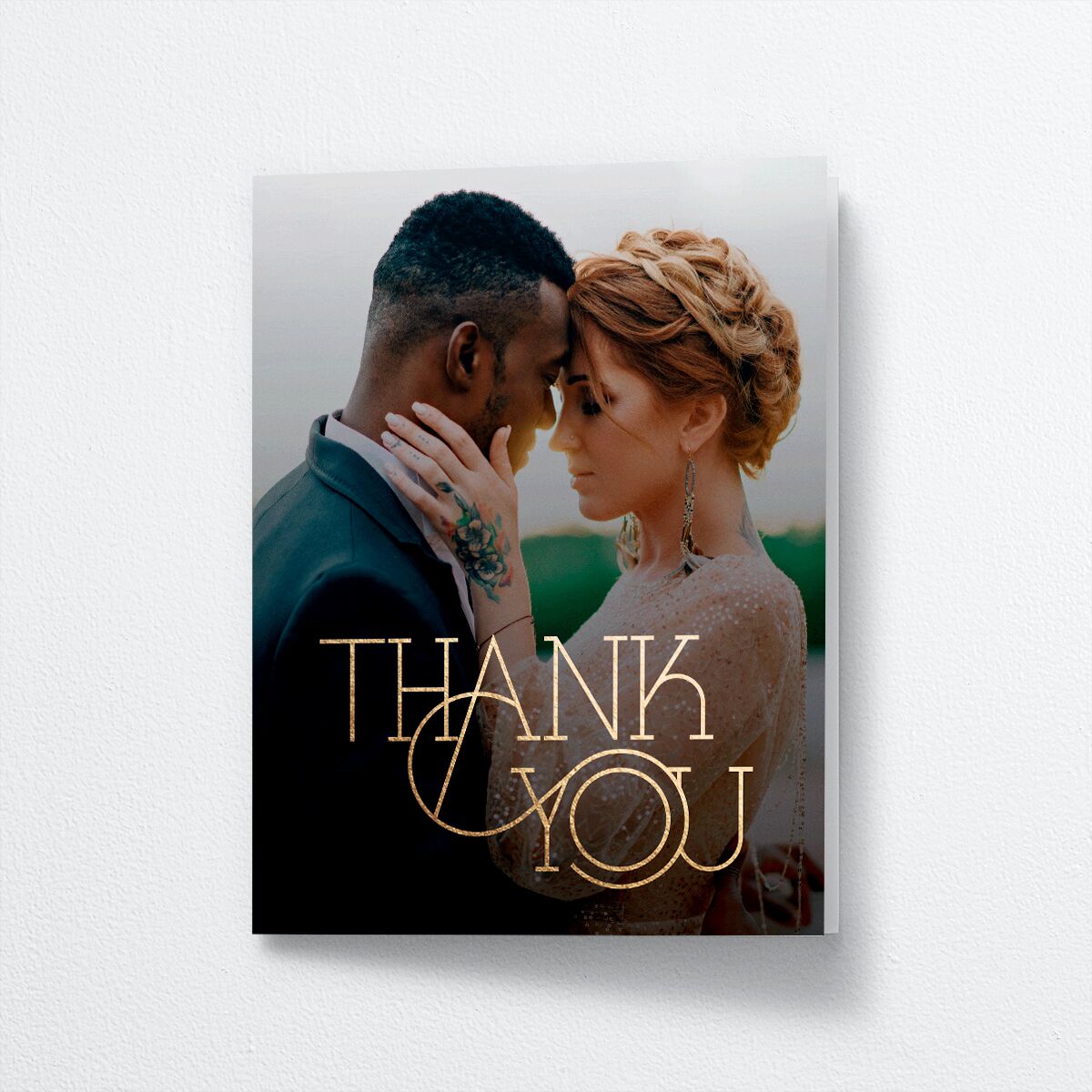 Ornate Love Song Thank You Cards — view 1