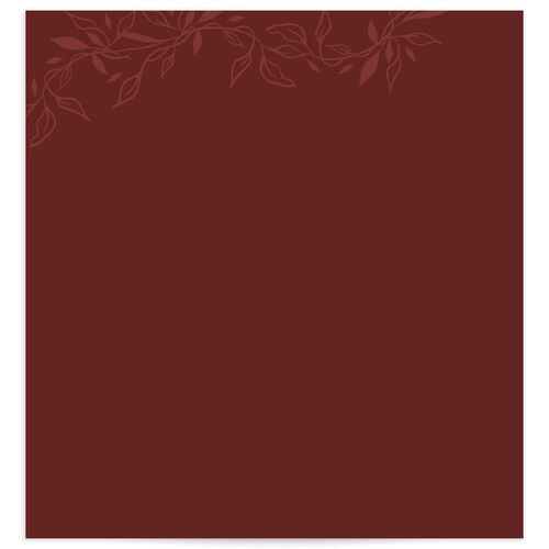 Monogram Leaves Standard Envelope Liners Standard Rust
