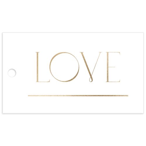 Forever Thing Favor Gift Tags - White