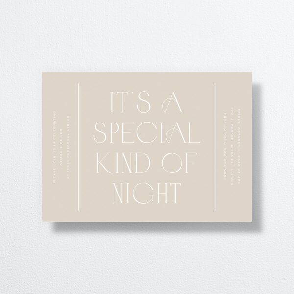 Forever Thing Rehearsal Dinner Invitations Pure White Signature