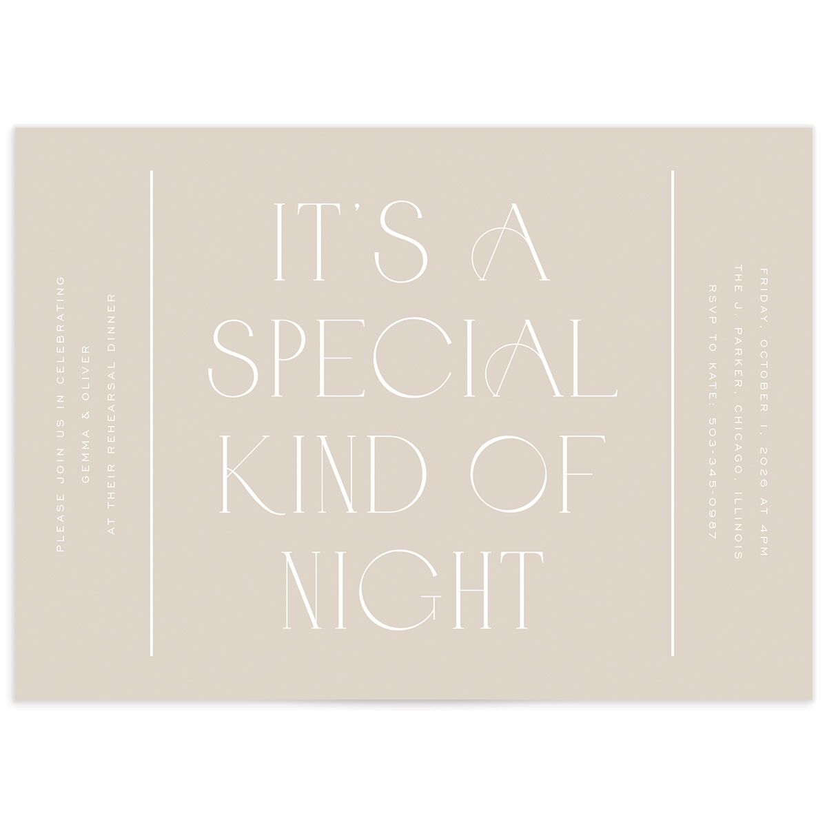 Forever Thing Rehearsal Dinner Invitations