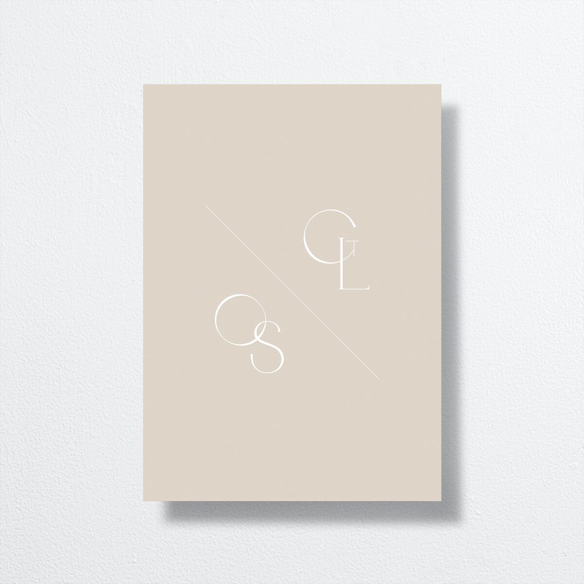 Forever Thing Save the Date Cards Gold Pure White Signature smooth No