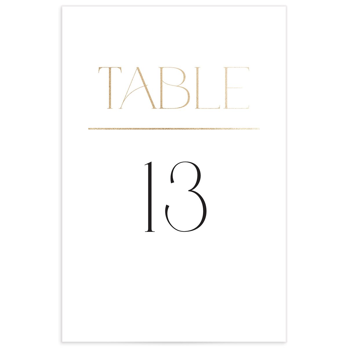 Forever Thing Table Numbers