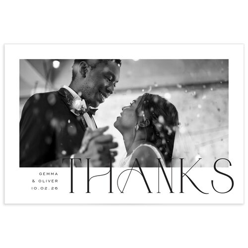 Forever Thing Thank You Postcards - White