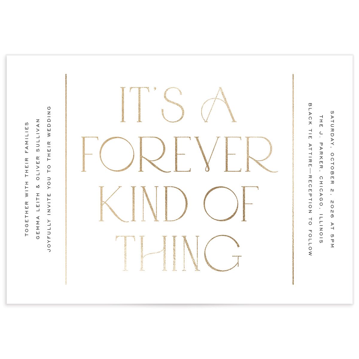 Forever Thing Wedding Invitations