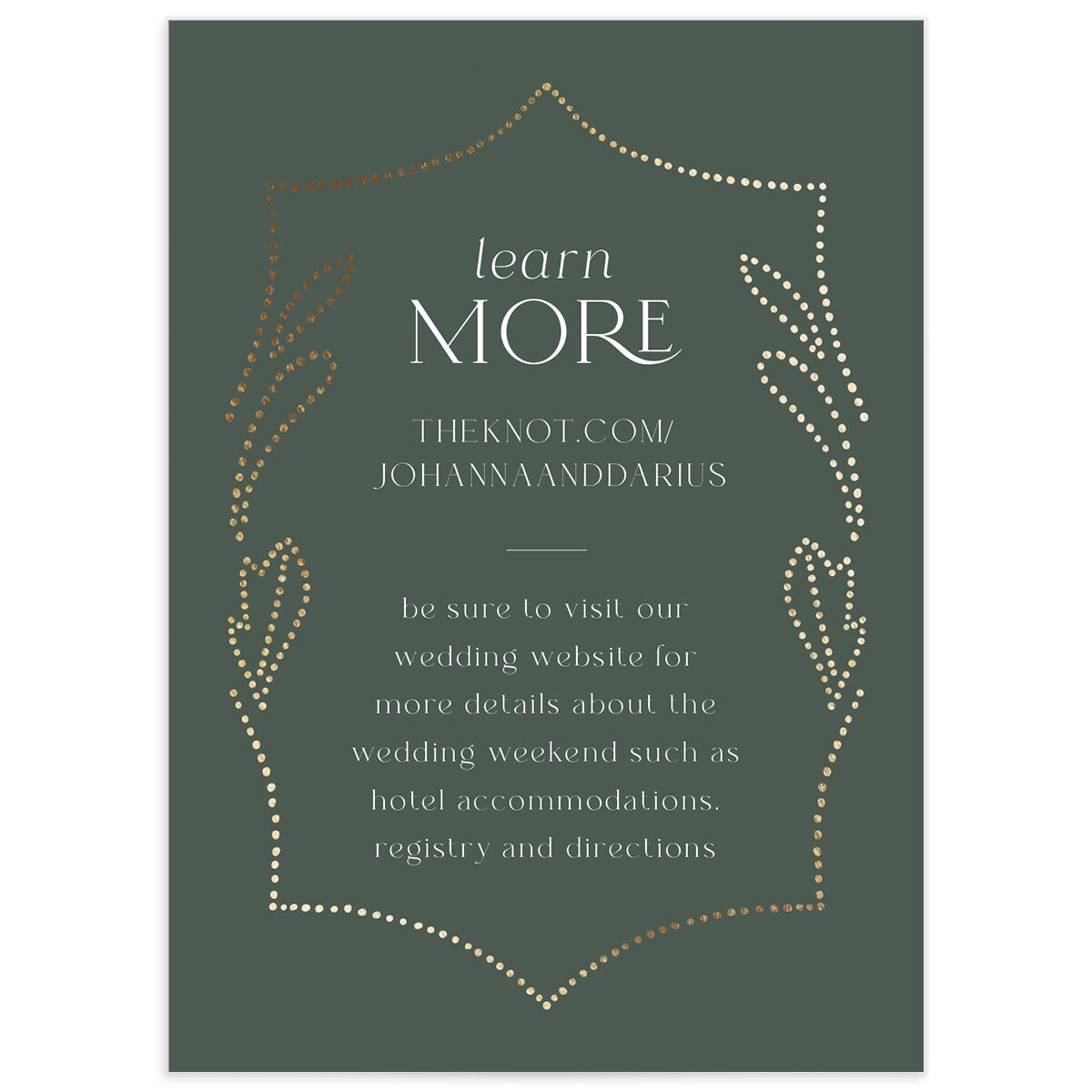 Regality Wedding Enclosure Cards