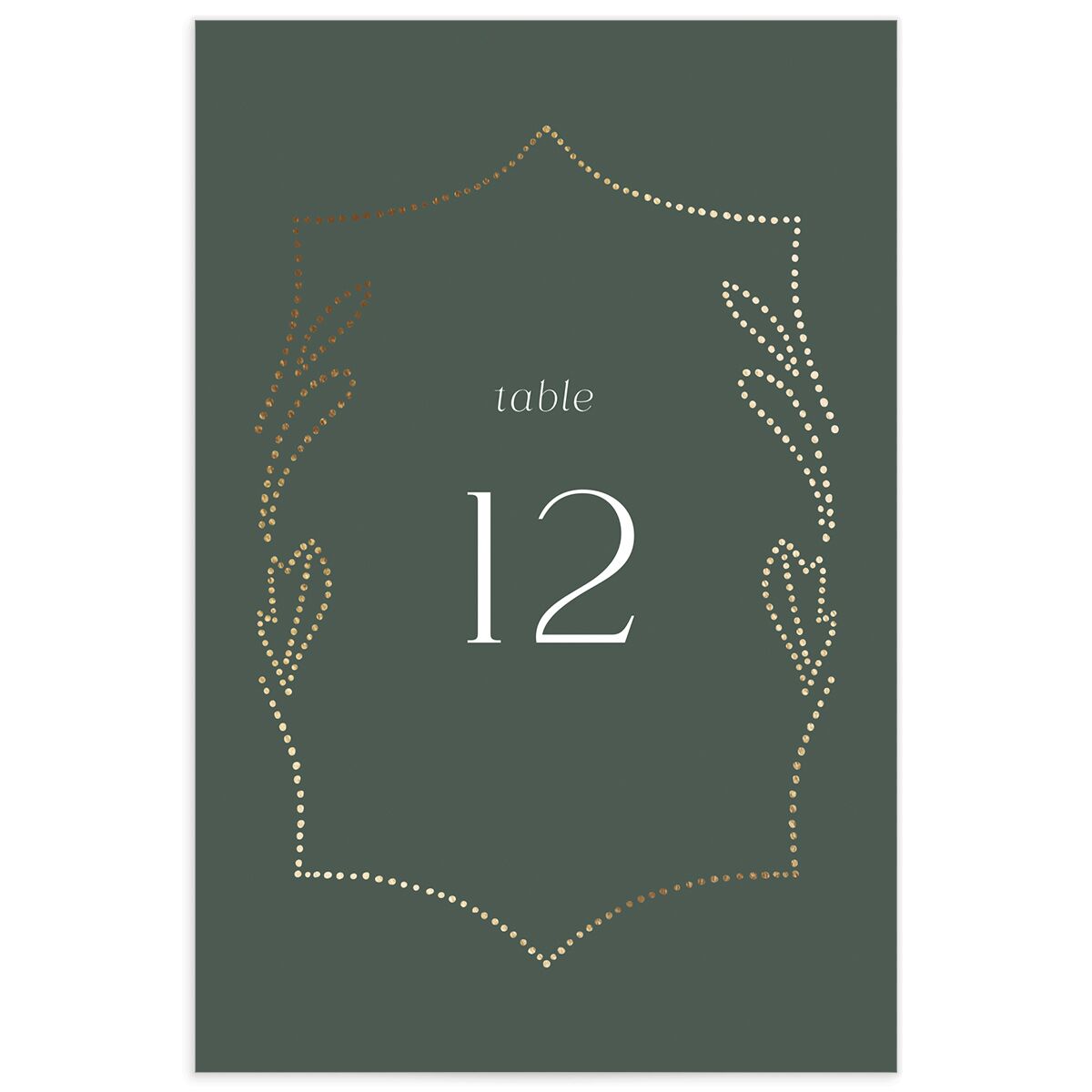 Regality Table Numbers