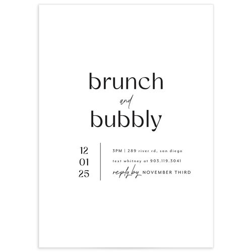 Simply Stated Bridal Shower Invitations