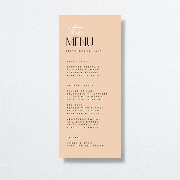 Headline Menus Licorice Signature