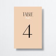 Headline Table Numbers Licorice Signature