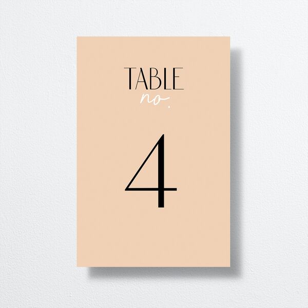 Headline Table Numbers Licorice Signature
