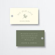 Subtle Sprig Favor Gift Tags Dark Camo Signature