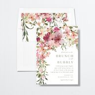 Garden Arch Bridal Shower Invitations Candy Pink Signature