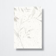 Pressed Leaves Table Numbers Snow Signature