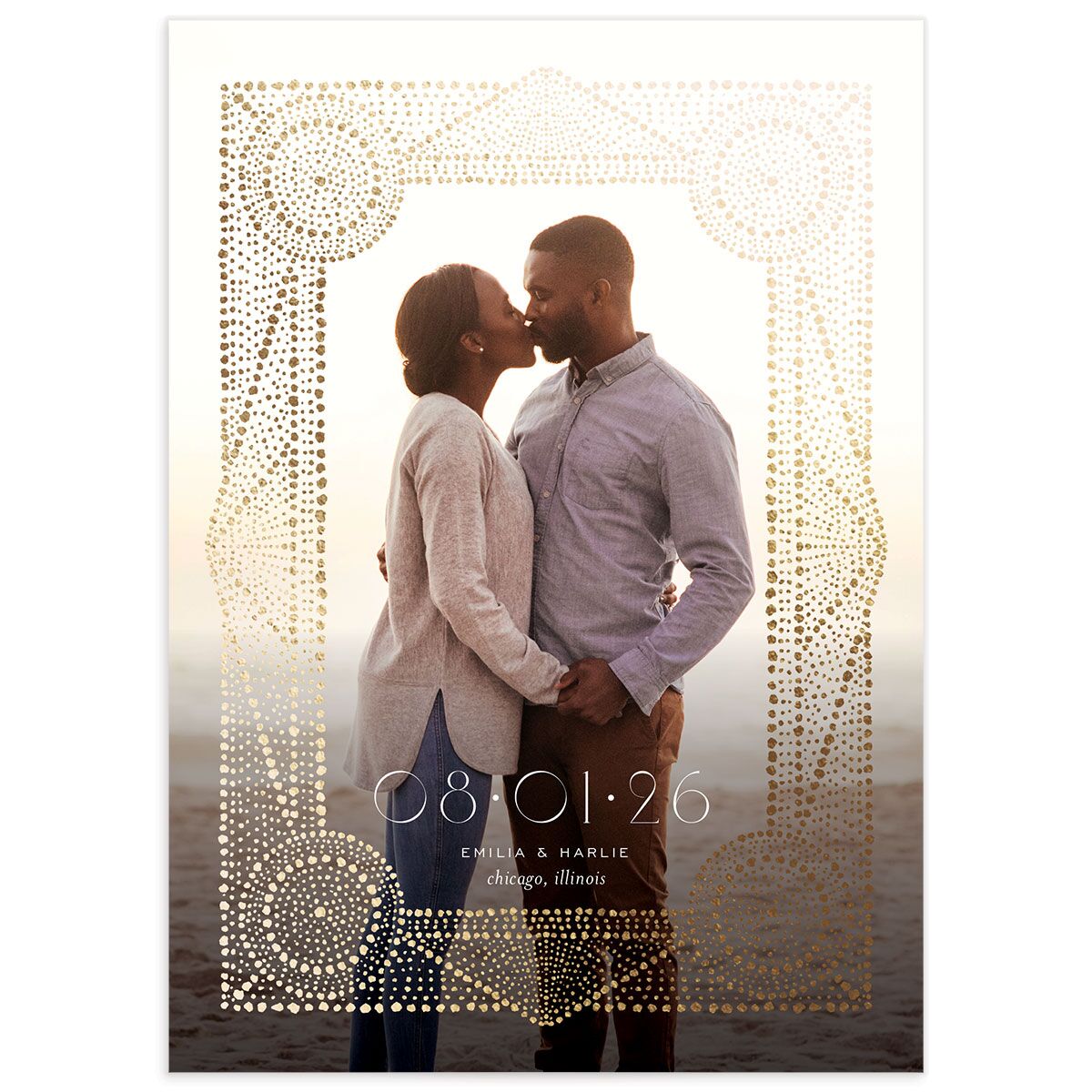 Opulent Boho Save The Date Cards