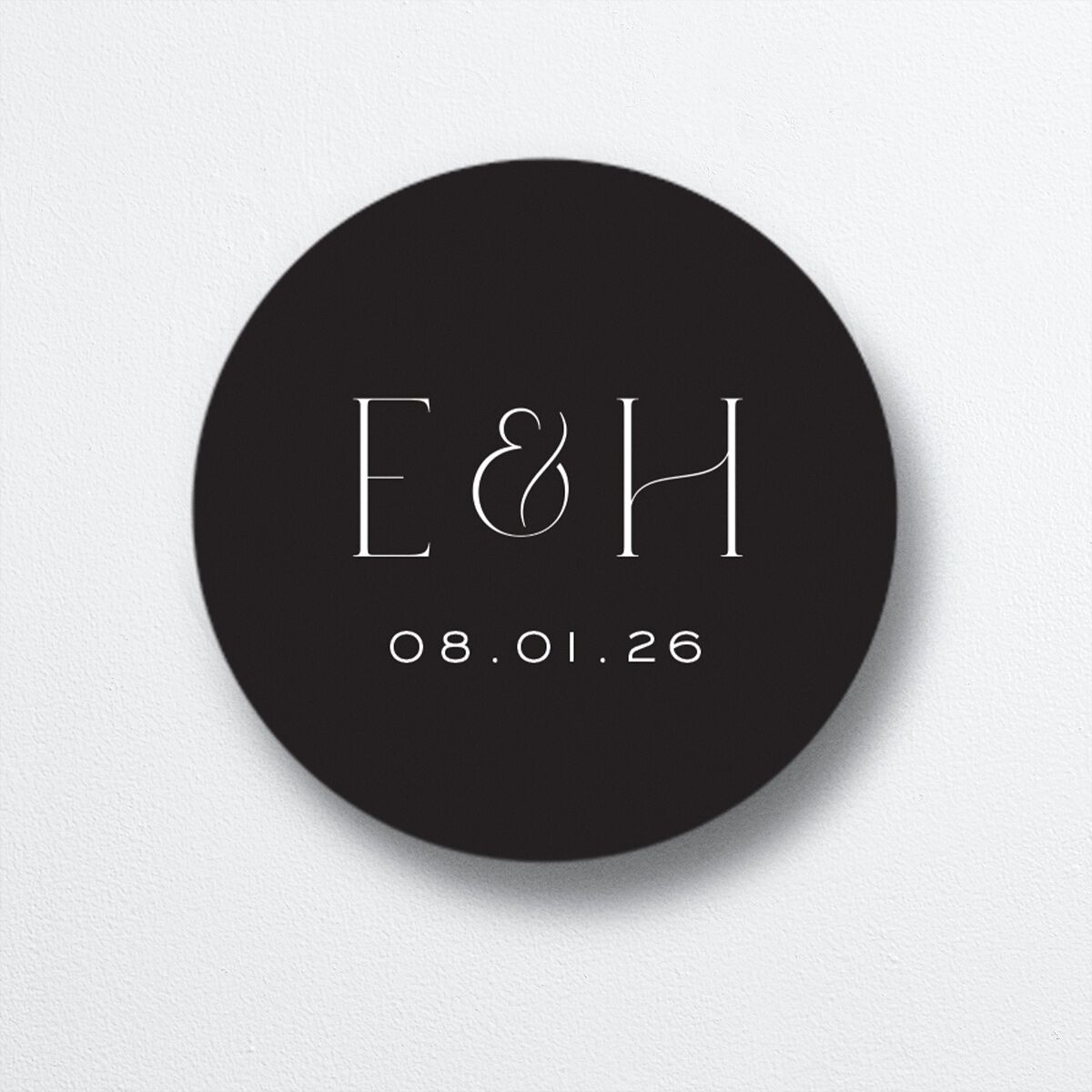 Opulent Boho Wedding Stickers Licorice