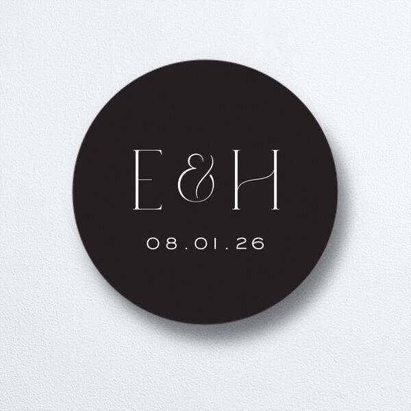 Opulent Boho Wedding Stickers Licorice
