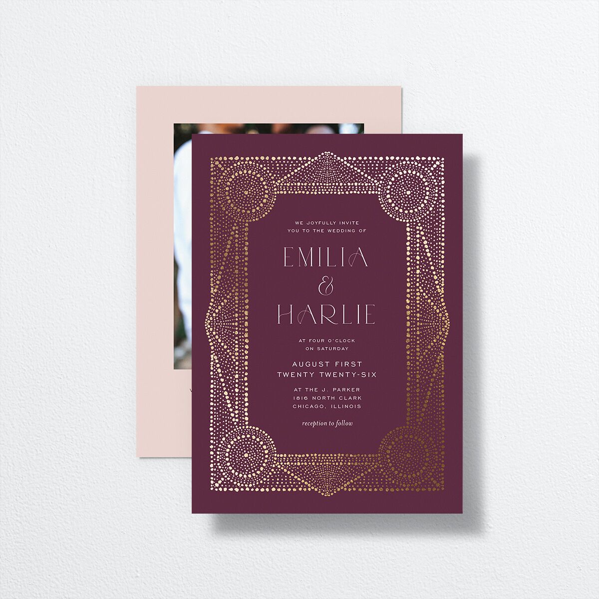 Opulent Boho Wedding Invitations — view 1