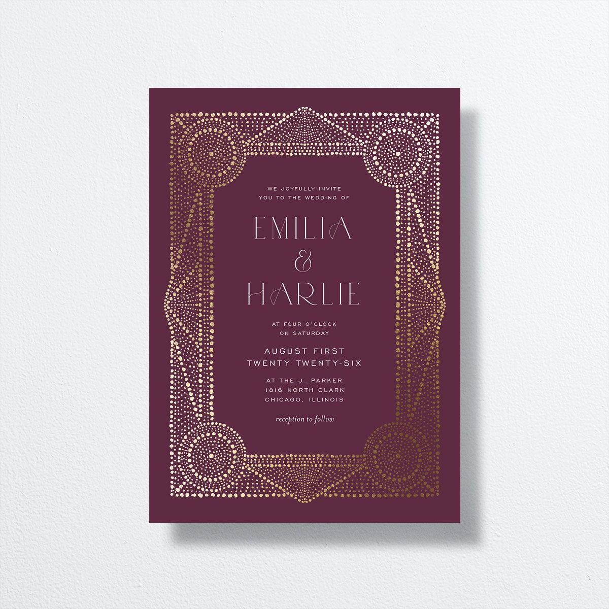 Opulent Boho Wedding Invitations — view 2
