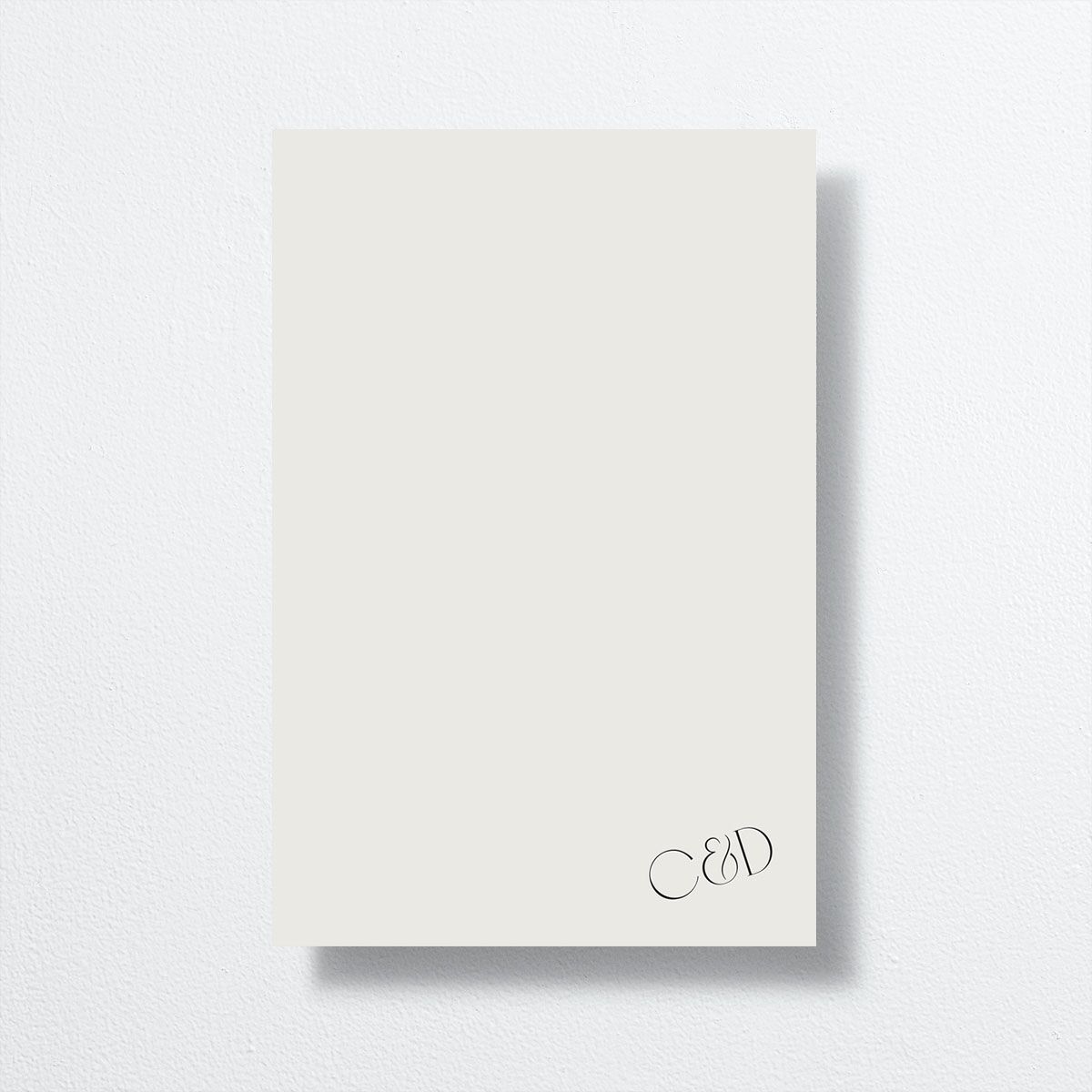 Bold Slant Table Numbers Licorice Signature