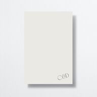 Bold Slant Table Numbers Licorice Signature