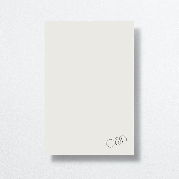 Bold Slant Table Numbers Licorice Signature
